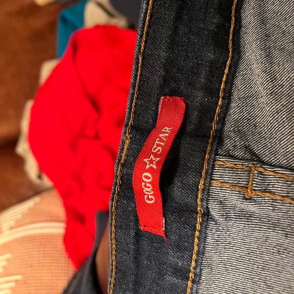 Medium blue wash cropped skinny jeans, stretchy soft denim - Picture 4 of 5